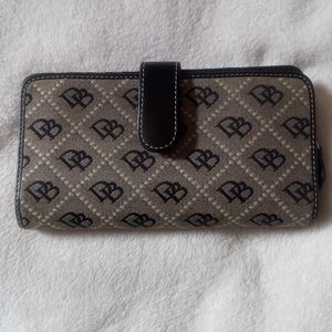 D&B wallet Navy & Grey